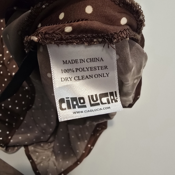 Ciao Lucia Leo Dress Casual Square neck Sleeveless Size S - Picture 7 of 13